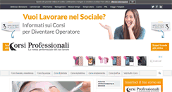 Desktop Screenshot of corsiprofessionali.com
