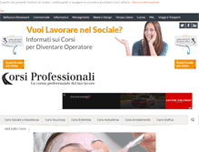 Tablet Screenshot of corsiprofessionali.com